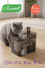 1.5L Automatic Pet Water Fountain with Filtration and Silent Pump Photograph-1