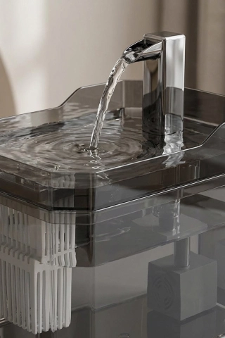 1.5L Automatic Pet Water Fountain with Filtration and Silent Pump