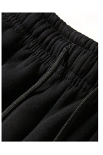 2-Pack Seasonal Men's Baggy Wide-Leg Sweatpants - Black & Gray Plus Size Photograph-4