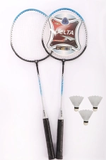 2-Player Badminton Racket Set - Includes 3 Shuttlecocks and Deluxe Carrying Bag Photograph-1
