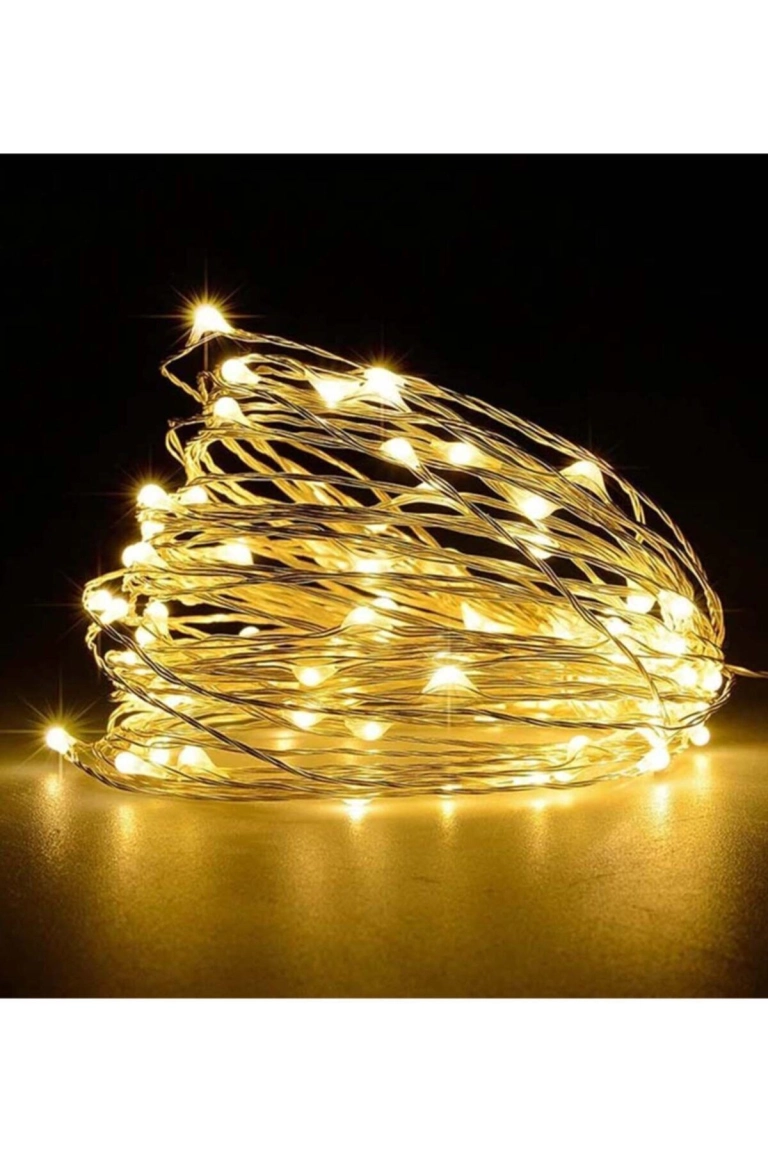 Guirlande Lumineuse LED Micro Peri 3 Mètres à Piles - Éclairage Décoratif Jaune
