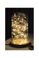 Guirlande Lumineuse LED Micro Peri 3 Mètres à Piles - Éclairage Décoratif Jaune Photographie-2