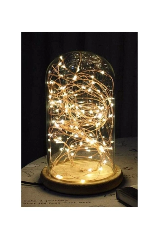 3-Meter Battery Operated Fairy LED Lights - Warm Yellow Decorative String Lights