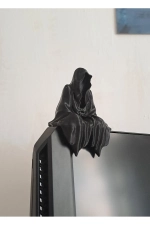 3D Ghost Magere Hein Figuur - Gamer Kamer Bureau en Boekenplank Decoratie Foto-3