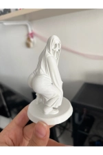 Figurine 3D Ghost la Faucheuse Blanche 9 cm - Décoration de Bureau et Bibliothèque Gamer Photographie-4