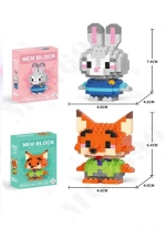 Bricks Judy Hopps & Nick Collectible Figure Set Photograph-1