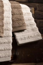 Bubble 4-Piece 100% Cotton Towel Set - Premium Hand, Face, and Head Towels (Highly Absorbent 50x90 cm - Brown) Photograph-6