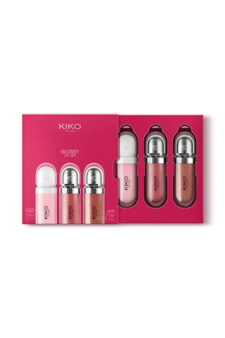 Glossy Lip Set - High-Shine Hydrating Lip Gloss Trio Set