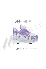LED Light Up Roller Shoes - Detachable Wheeled Sneakers for Kids and Teens Photograph-7