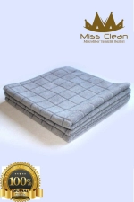 Microfiber Kitchen Cleaning Cloths - 3-Pack 40x40 cm Stain Resistant Odor Free Photograph-3