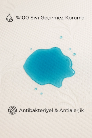 Premium Bamboo Waterproof Fitted Mattress Protector - Ultra Silent Breathable Mattress Topper (White)