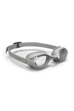 Ready Schwimmbrille Grau - Standardgröße Transparente Gläser Pool und Meer Brille foto-1