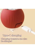 Smart Cat Toy, USB Rechargeable, LED Light, 3 Modes Automatic Rolling Ball Photograph-2