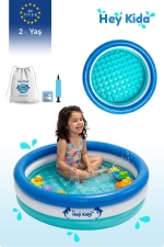 Swim Safe Inflatable Toddler Pool Safe Round Paddling Pool Photograph-1