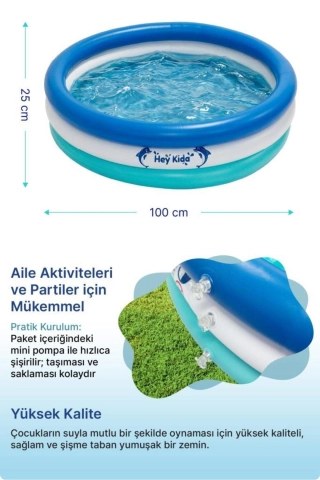 Swim Safe Inflatable Toddler Pool Safe Round Paddling Pool