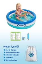 Swim Safe Inflatable Toddler Pool Safe Round Paddling Pool Photograph-7