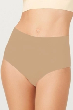Women's Basic High Waisted Seamless Laser Cut Bikini Panties 6-Pack Photograph-8